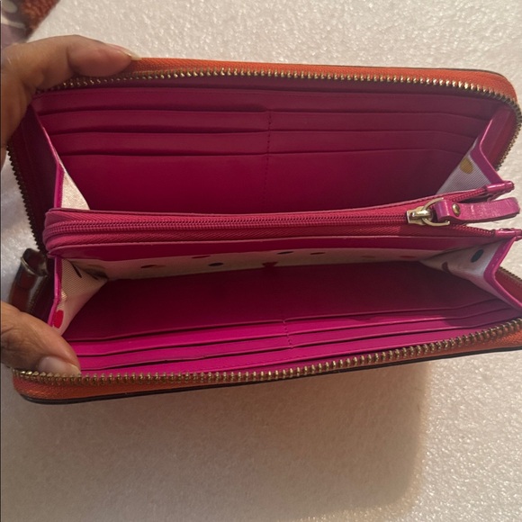 Kate Spade Orange Wallet - Picture 13 of 16